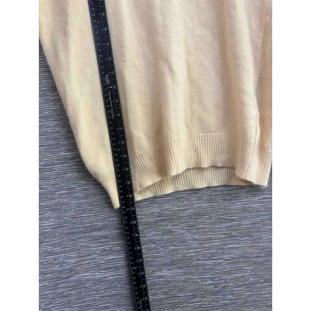VTG Carraig Donn Ireland Turtleneck knit Sweater Womens S Cream Wool Angora - Picture 5 of 6